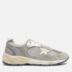 Trainers|Golden Goose Men's Dad Star Suede Mesh Trainers - UK 8
