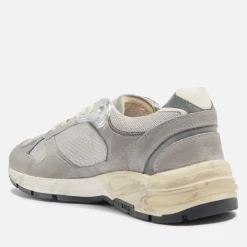 Trainers|Golden Goose Men's Dad Star Suede Mesh Trainers - UK 8
