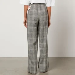 Trousers|Dr. Martens Golden Goose Prince of Wales Checked Wool-Blend Trousers - IT 40/UK 8