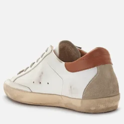 Trainers|RAINS Golden Goose Superstar Leather and Suede Trainers - UK 3