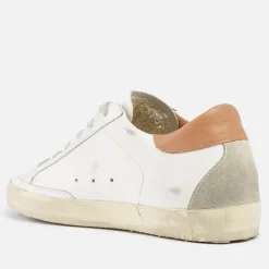 Trainers|RAINS Golden Goose Superstar Leather and Suede Trainers - UK 3