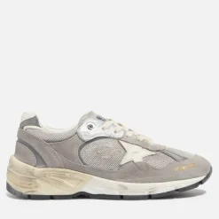 Trainers|Dr. Martens Golden Goose Women's Dad Star Suede and Mesh Trainers - UK 3