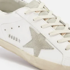 Trainers|Dr. Martens Golden Goose Women's Superstar Leather and Suede Trainers - UK 3