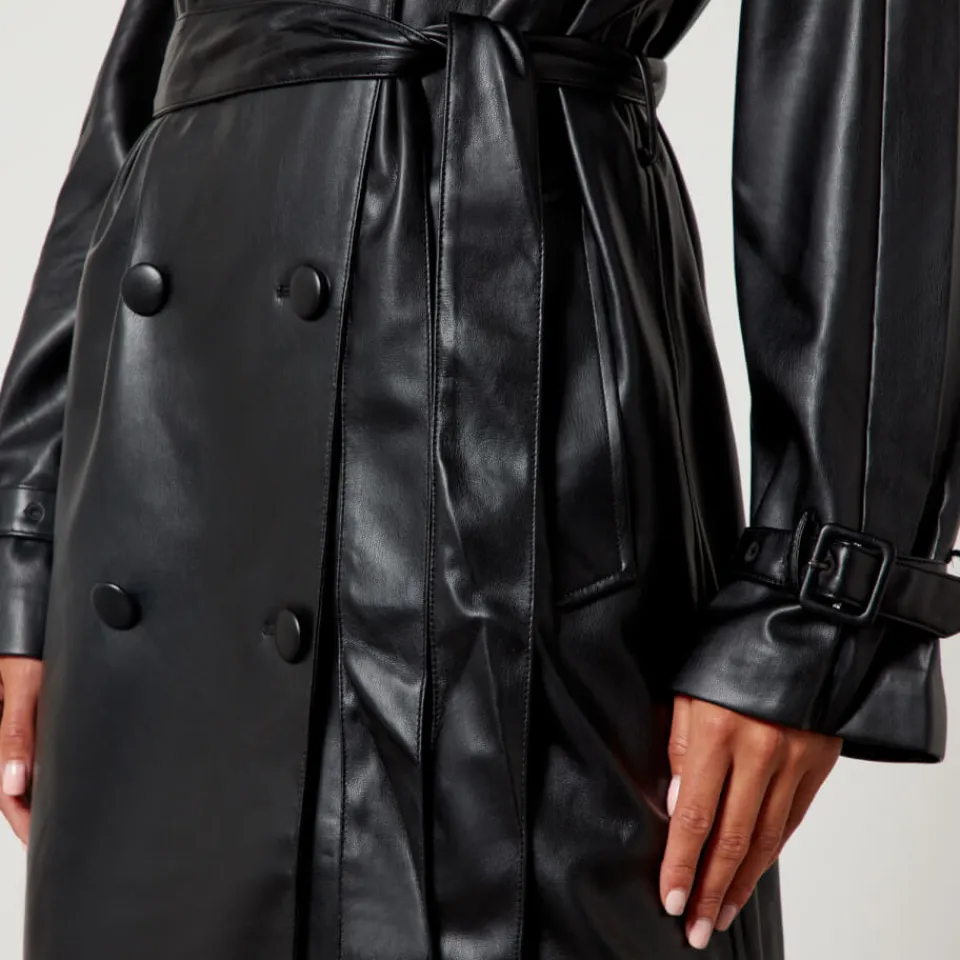 Jackets|Coats|Dr. Martens Good American Chino Faux-Leather Trench Coat - L/XL