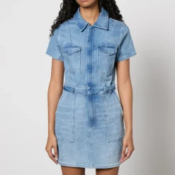Dresses|Dresses|RIXO Good American Fit For Success Stretch-Denim Mini Dress - US 4/UK 8