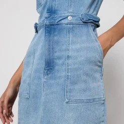 Dresses|Dresses|RIXO Good American Fit For Success Stretch-Denim Mini Dress - US 4/UK 8