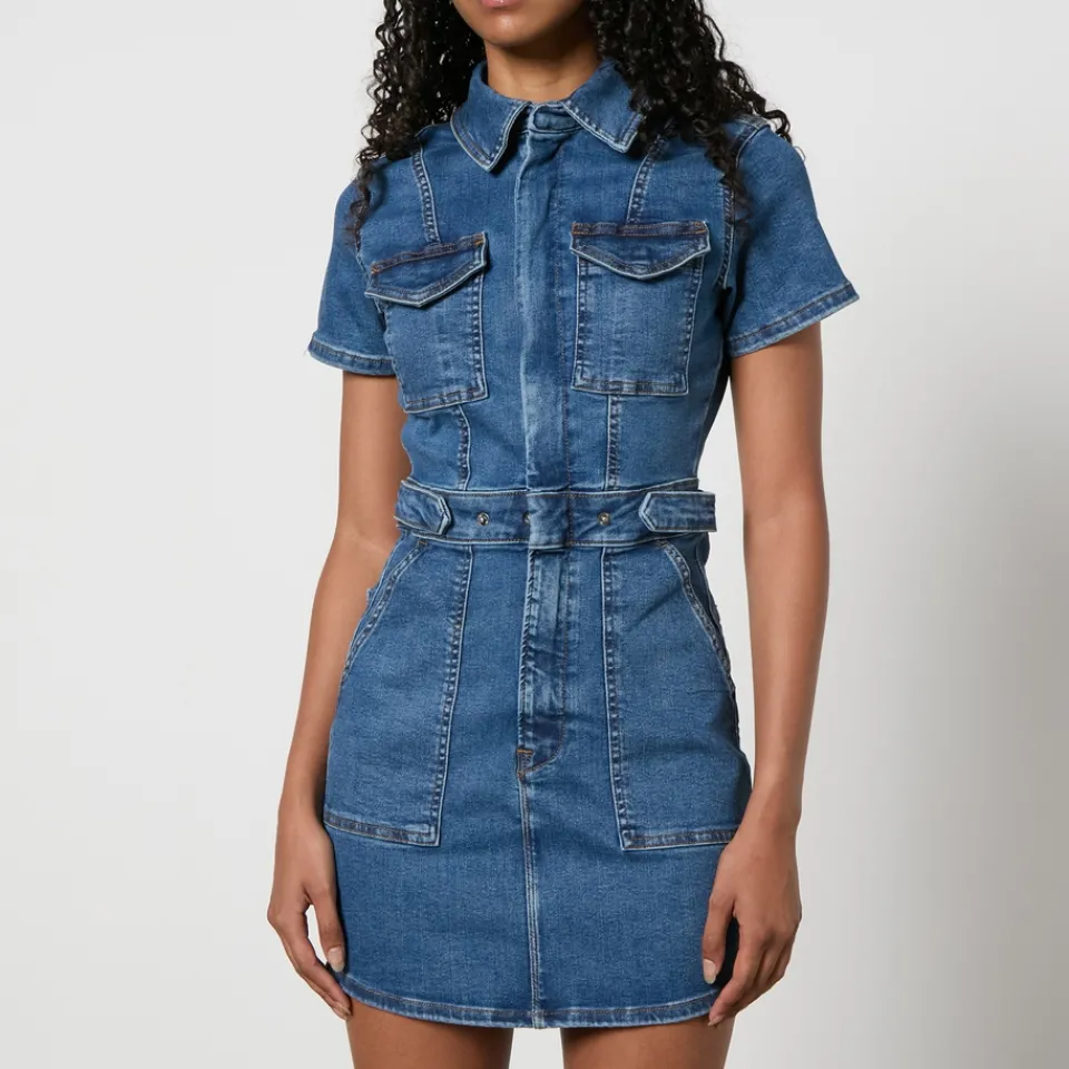 Dresses|Dresses|Ganni Good American Fit For Success Denim Mini Dress - XS