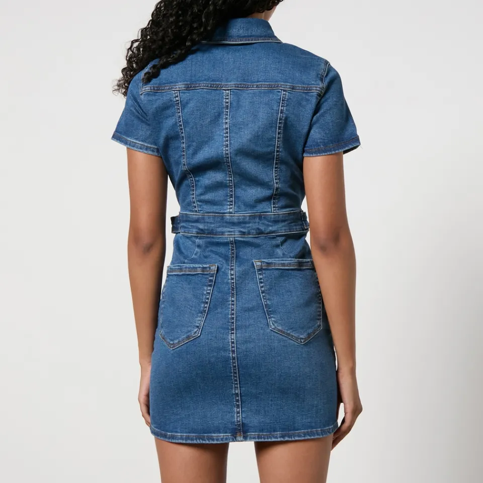 Dresses|Dresses|Ganni Good American Fit For Success Denim Mini Dress - XS