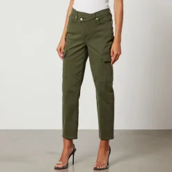 Jeans|Good American Good Army Cuffed Denim Jeans - US 12/UK 16
