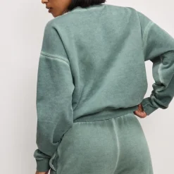 Loungewear|Sweatshirts|Rotate Sunday Good American Los Angeles Cotton-Blend Fleece Sweatshirt - L