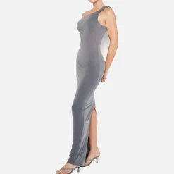 Dresses|Dresses|Ganni Good American Sandwashed Modal-Blend Jersey Maxi Dress - M