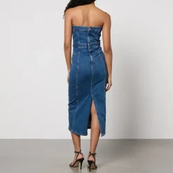 Dresses|Dresses|Dr. Martens Good American Stretch-Denim Midi Dress - XL