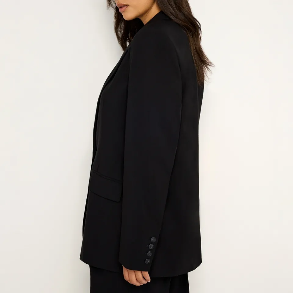 Jackets|Coats|Hereu Good American Suiting Woven Oversized Blazer - XS