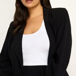 Jackets|Coats|Hereu Good American Suiting Woven Oversized Blazer - XS