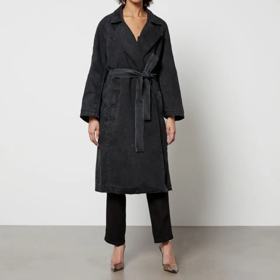 Jackets|Coats|Good American Uniform Denim Trench Coat - XXS/XS
