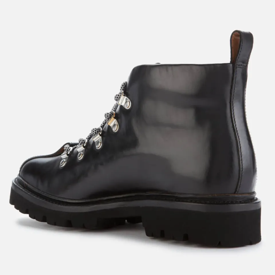 Boots|Dr. Martens Grenson Women's Bridget Leather Hiking Style Boots - Black - UK 3