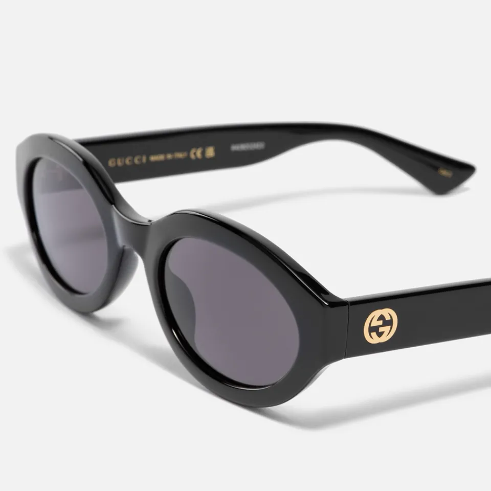 Sunglasses|Sunglasses|Dr. Martens Gucci Acetate Round-Frame Sunglasses