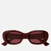 Sunglasses|Sunglasses|Gucci Bag Injection Oval-Frame Sunglasses