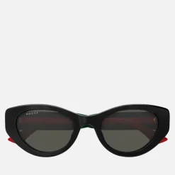 Sunglasses|Sunglasses|Dr. Martens Gucci Web Recycled Acetate Cat-Eye Sunglasses