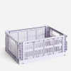 Bedroom|Home Storage|HAY Colour Crate - Lavender - M