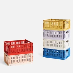 Bedroom|Home Storage|HAY Colour Crate - Lavender - M