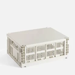 Home Storage|HAY Colour Crate Lid - Medium - Off White