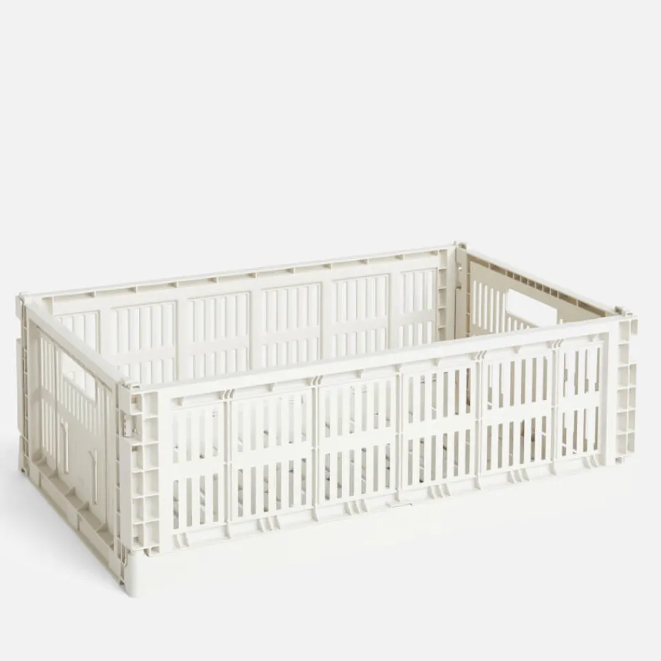 Home Storage|Decorative Accessories|HAY Colour Crate Off White - L