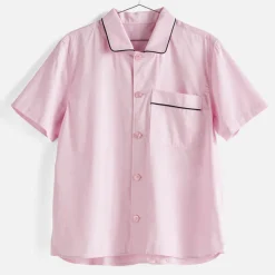 Bedroom|Nightwear|Dr. Martens HAY Outline Pyjama Short Sleeve Shirt - Soft Pink