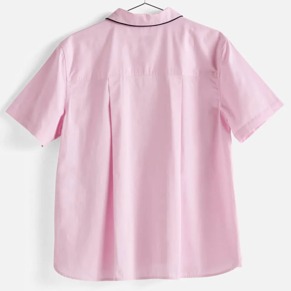 Bedroom|Nightwear|Dr. Martens HAY Outline Pyjama Short Sleeve Shirt - Soft Pink