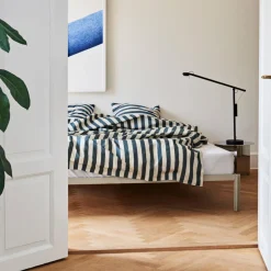 Bedroom|Home Textiles|HAY Été Duvet Cover - Midnight Blue & Grey