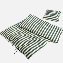 Bedroom|Home Textiles|HAY Été Duvet Cover - Midnight Blue & Grey