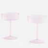 Dining|Dr. Martens HAY Tint Coupe Glass - Set Of 2 - Pink