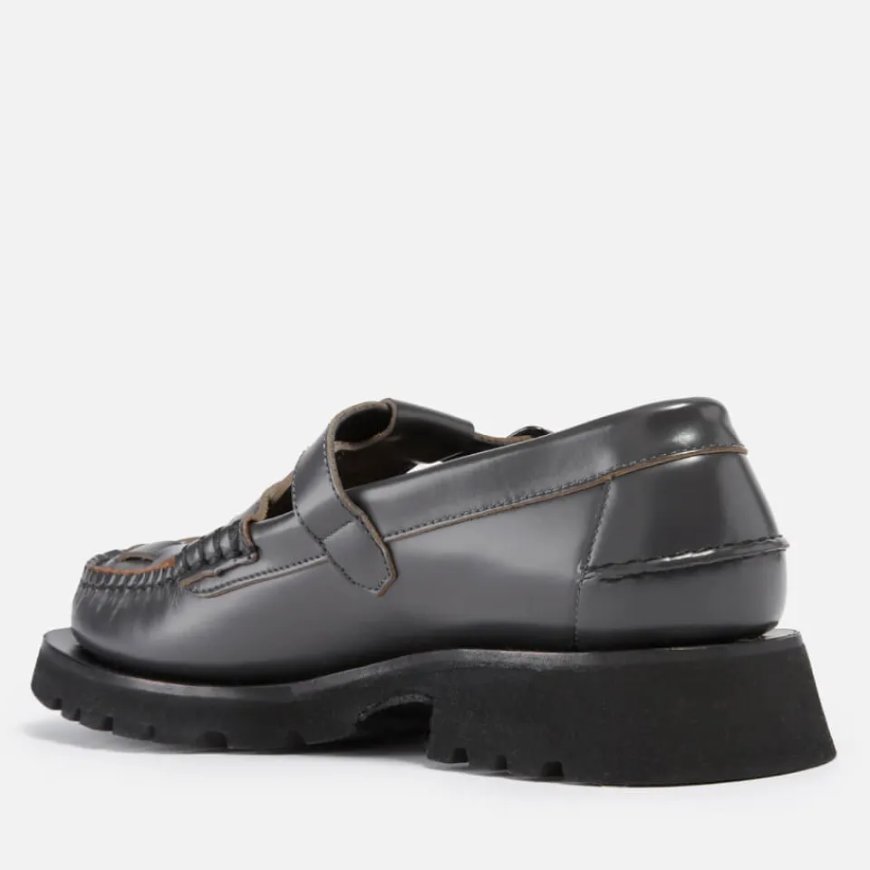 Flats|Hereu Soller Sport Leather Loafers - UK 3