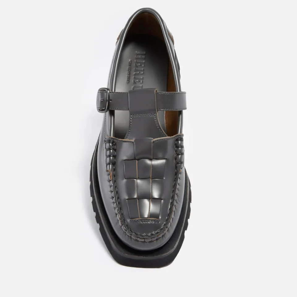 Flats|Hereu Soller Sport Leather Loafers - UK 3