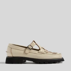 Flats|Hereu Women's Soller Sport Leather Flats - UK 5