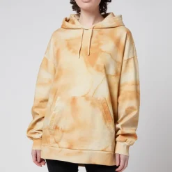 Loungewear|Sweatshirts|ïn home Holzweiler Women's Placebo Print Hoodie - Yellow Mix - XS