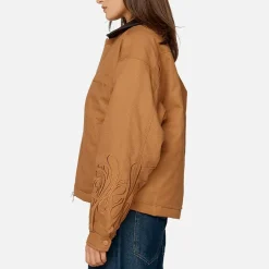 Jackets|Coats|House of Sunny Wu Cotton Canvas Boxy Jacket - S