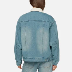 Jackets|Coats|Ganni House of Sunny Wu Denim Boxy Jacket - L