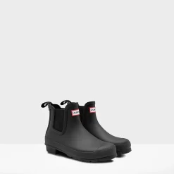 Boots|Hunter Women's Original Chelsea Boots - Black - UK 3