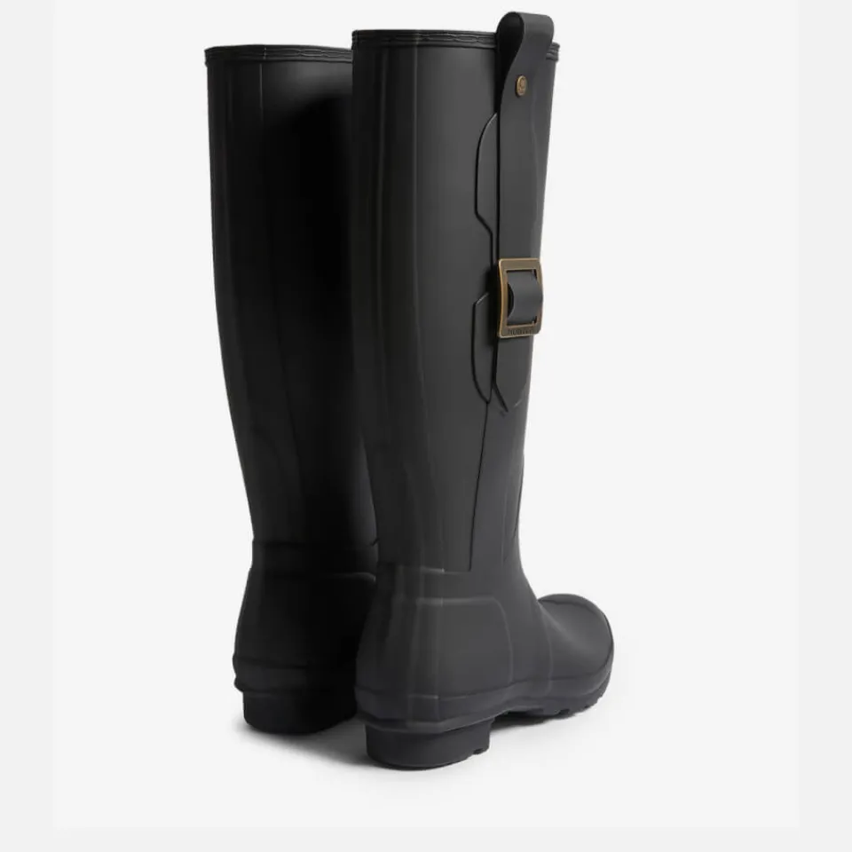 Boots|Dr. Martens Hunter Women's Original Tall Exaggerated Buckle Rubber Wellies - UK 3