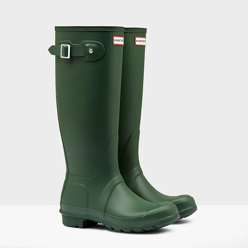 Boots|Dr. Martens Hunter Women's Original Tall Wellies - Hunter Green - UK 3