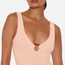 Swimwear|Swimwear|Hunza G Celine Seersucker Swimsuit