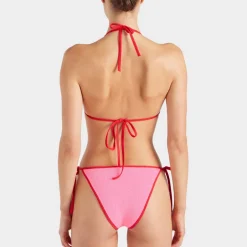 Swimwear|Swimwear|Hunza G Gina Contrast Original Crinkle™ Bikini