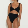 Swimwear|Swimwear|Hunza G Jamie Stretch-Seersucker Bikini
