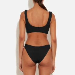 Swimwear|Swimwear|Ganni Hunza G Juno Seersucker Bikini