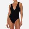 Swimwear|Swimwear|Hunza G Sadie Seersucker Swimsuit