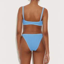 Swimwear|Swimwear|Birkenstock Hunza G Tyler Stretch-Seersucker Bikini