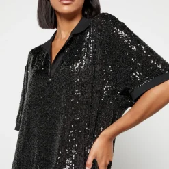 Dresses|Dresses|In The Mood For Love Sequinned Mesh Midi Dress - XS