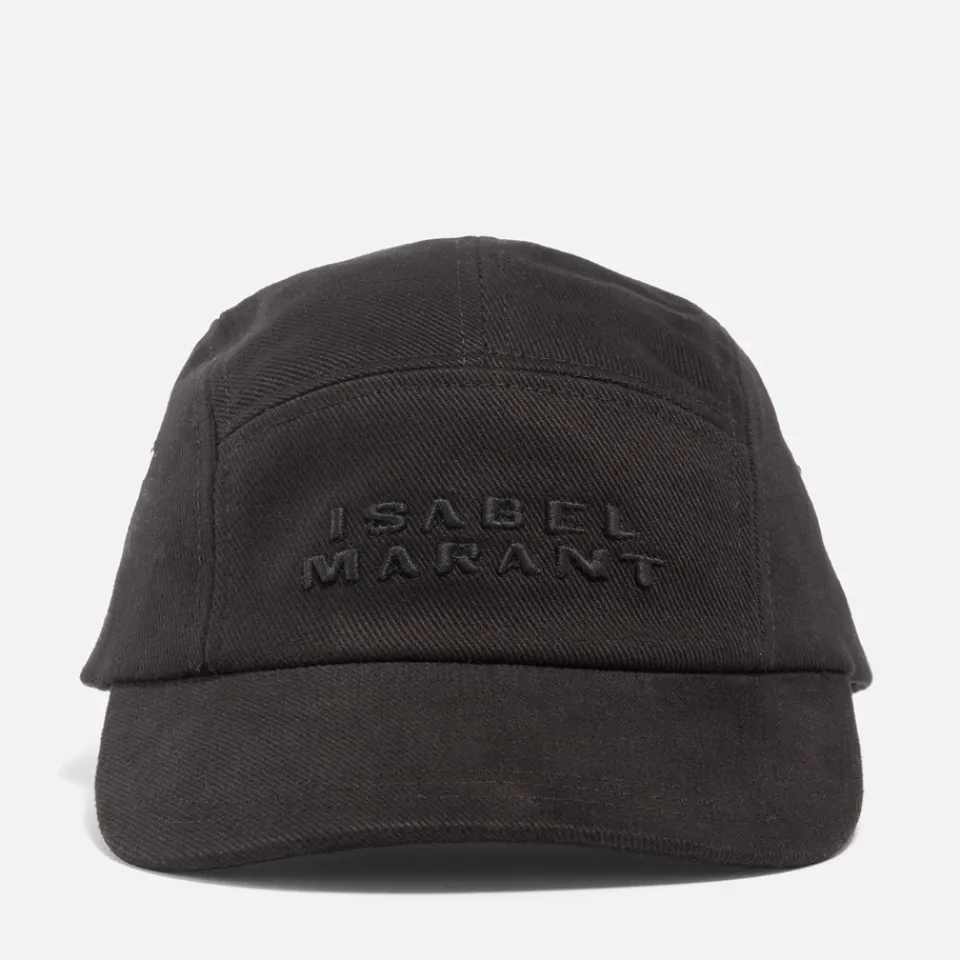Hats|Isabel Marant Tedji Logo-Embroidered Cotton-Piqué Cap