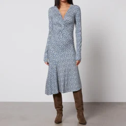 Dresses|Dresses|Marant Etoile Isabel Marant Étoile Lania Stretch-Jersey Midi Dress - FR 36/UK 8